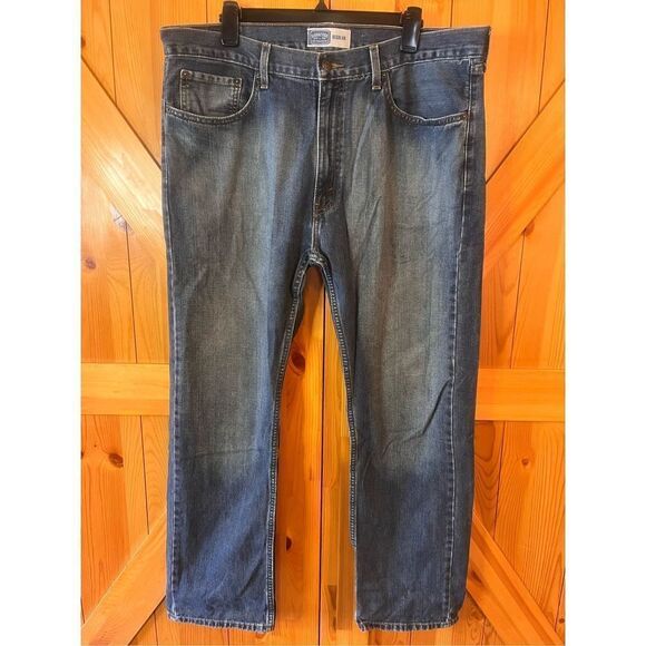Signature by Levi Strauss & Co. Jeans Mens 38 X 30 Blue Denim Straight (1410) - Picture 1 of 8